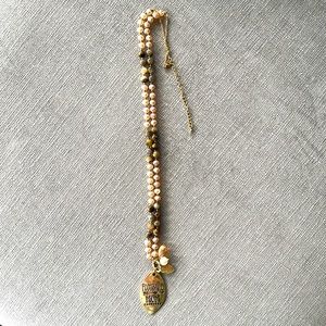 Football Mom Necklace. Long and versatile. Handmade! NEW